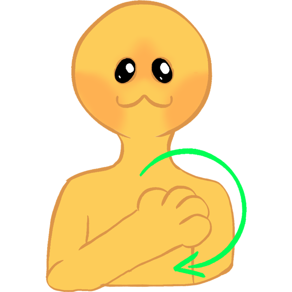 a yellow emoji guy with paws, they're doing asl for "please"